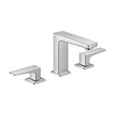 Hansgrohe 32528001 Metropol Widespread Faucet 110 with Lever Handles Chrome