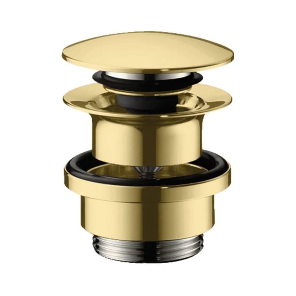 Hansgrohe 50100251 Axor Push-Open Sink Drain Brushed Gold Optic