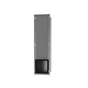 Hansgrohe 56058670 Recessed Toilet Paper Holder With Storage Matte Black