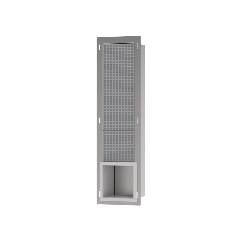Hansgrohe 56058700 Recessed Toilet Paper Holder With Storage Matte White