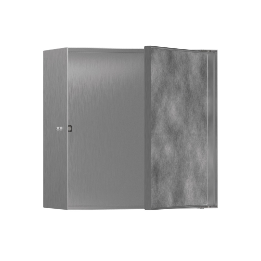Hansgrohe 56091800 Wall Niche With Tileable Door 12"X 12"X 5.5" Brushed Stainless Steel