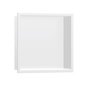 Hansgrohe 56093700 Wall Niche With Frame 12"X 12"X 5.5" Matte White