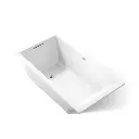 Kohler 1136-W1-0 Underscore 66" x 36" Drop-in Bath With Heated Surface White