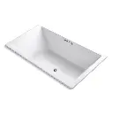 Kohler 1137-W1-0 Underscore 72" x 42" Drop-in Bath With Heated Surface White