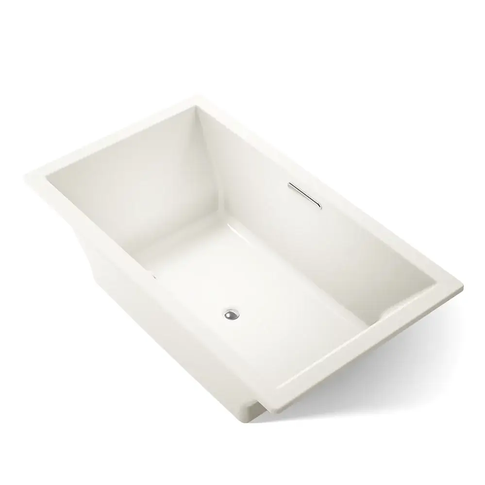Kohler 1137-W1-96 Underscore 72" x 42" Drop-in Bath With Heated Surface Biscuit