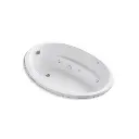 Kohler 1162-H-0 Sunward 60" x 42" Drop-in Whirlpool Bath White