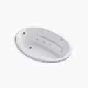 Kohler 1162-S1-0 Sunward 60" x 42" Drop-in Whirlpool Bath White