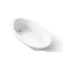 Kohler 1165-S1-0 Sunward 72" x 42" Drop-in Bath White