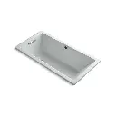 Kohler 1167-GH-95 Underscore 60" x 30" Drop-in Heated Bubble Massage Air Bath Ice Grey