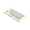Kohler 1167-GH-96 Underscore 60" x 30" Drop-in Heated Bubble Massage Air Bath Biscuit
