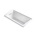 Kohler 1167-GHLF-0 Underscore 60" x 30" Alcove Heated Bubble Massage Air Bath Left Drain White