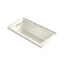 Kohler 1167-GHLF-96 Underscore 60" x 30" Alcove Heated Bubble Massage Air Bath Left Drain Biscuit
