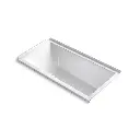 Kohler 1167-GHRW-0 Underscore 60" x 30" Alcove Heated Bubble Massage Air Bath Right Drain White