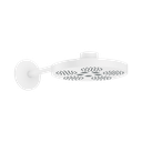 Hansgrohe 48481701 Axor One Showerhead 280 2-Jet With Showerarm Trim Matte White