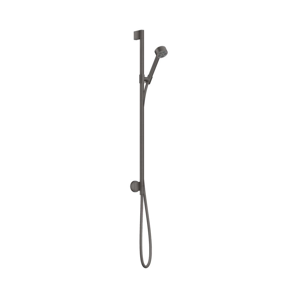 Hansgrohe 48791341 Axor One Wallbar Set 75 1-Jet With Wall Outlet Brushed Black Chrome
