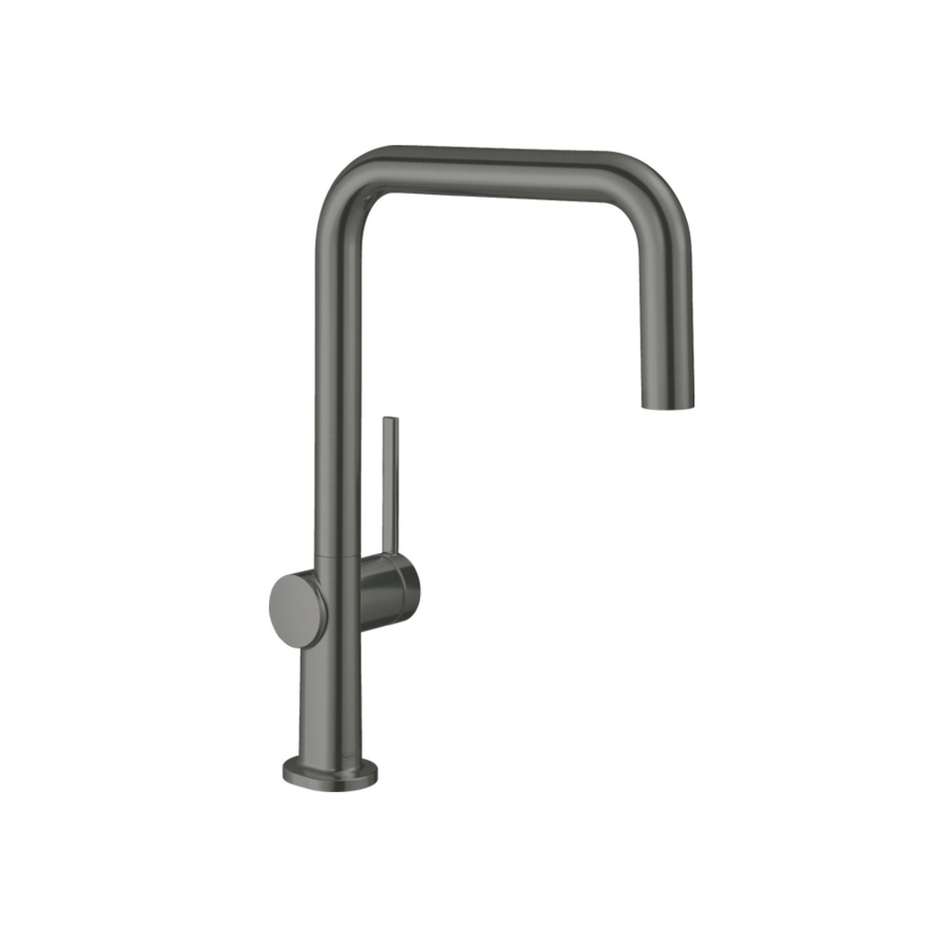 Hansgrohe 72806341 Talis N Kitchen Faucet U-Style 1-Spray Brushed Black Chrome