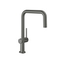 Hansgrohe 72806341 Talis N Kitchen Faucet U-Style 1-Spray Brushed Black Chrome