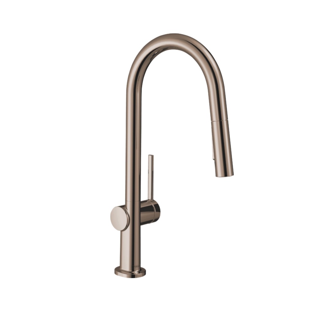 Hansgrohe 72846831 Talis N Higharc Kitchen Faucet A-Style 2-Spray Pull-Down Polished Nickel