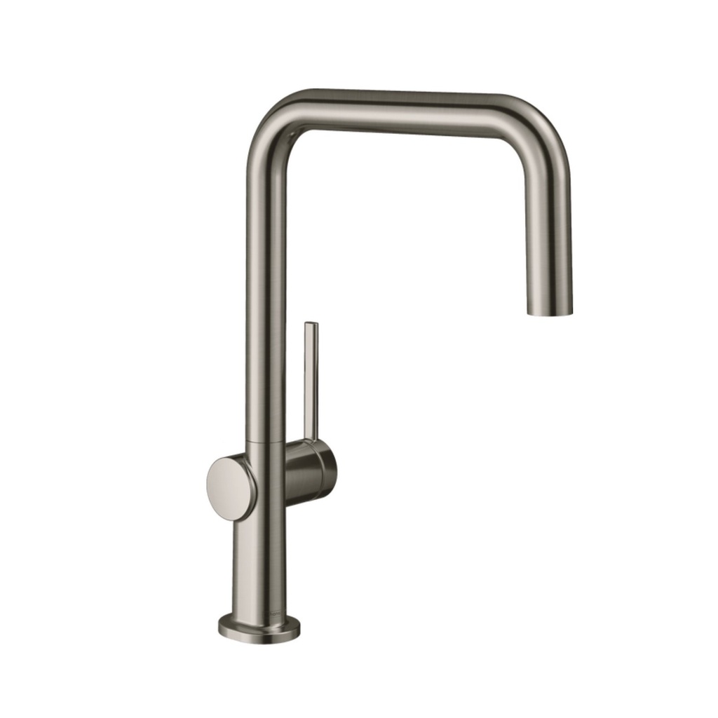 Hansgrohe 72858801 Talis N Kitchen Faucet U-Style 1-Spray Steel Optic