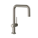 Hansgrohe 72858801 Talis N Kitchen Faucet U-Style 1-Spray Steel Optic
