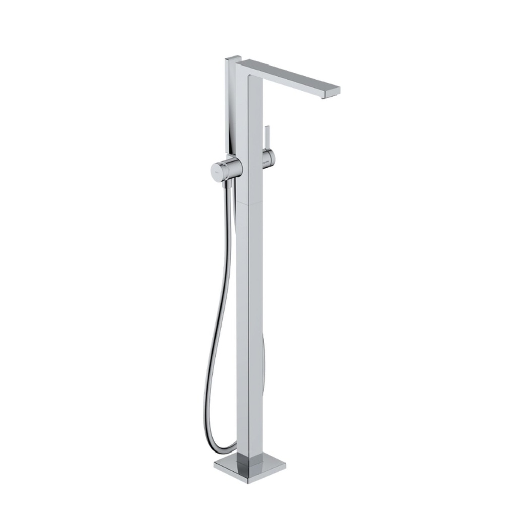 Hansgrohe 73445001 Tecturis E Freestanding Tub Filler With 1.75 Gpm Handshower Chrome