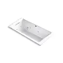 Kohler 1167-XHGH-0 Underscore 60" x 30" Drop-in Heated whirlpool Bubble Massage Air Bath White