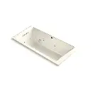Kohler 1167-XHGH-96 Underscore 60" x 30" Drop-in Heated whirlpool Bubble Massage Air Bath Biscuit
