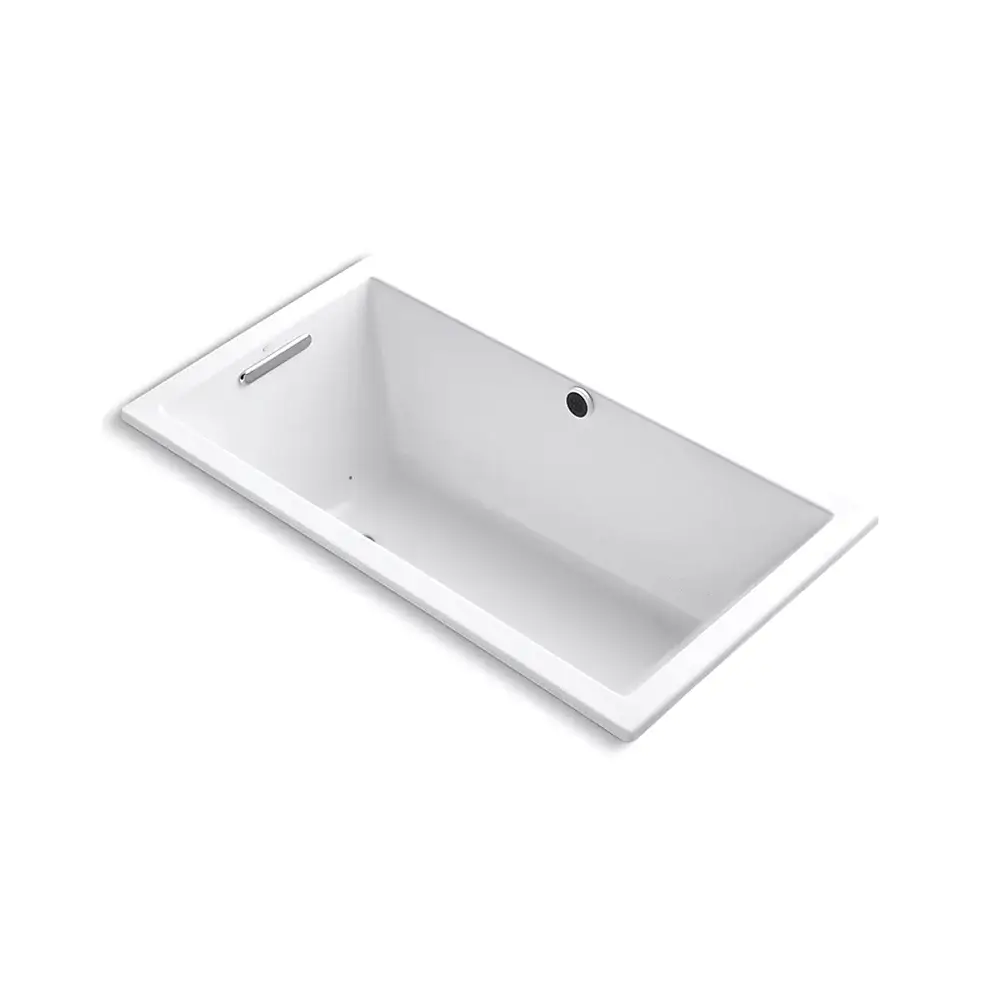 Kohler 1168-GH-0 Underscore 60" x 32" Drop-in Heated Bubble Massage Air Bath White