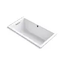 Kohler 1168-GH-0 Underscore 60" x 32" Drop-in Heated Bubble Massage Air Bath White