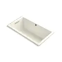 Kohler 1168-GH-96 Underscore 60" x 32" Drop-in Heated Bubble Massage Air Bath Biscuit