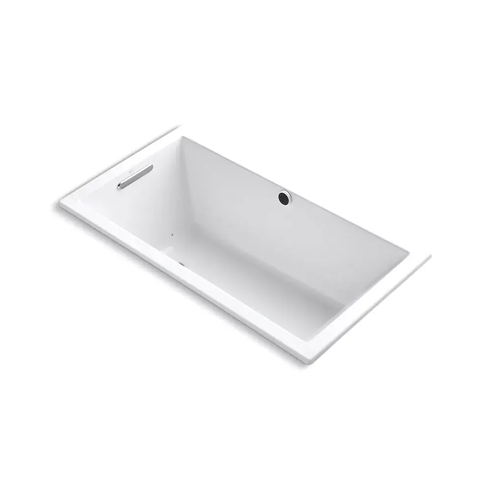 Kohler 1168-GHW-0 Underscore 60" x 32" Drop-in Heated Bubble Massage Air Bath White