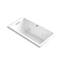Kohler 1168-XHGH-0 Underscore 60" x 32" Drop-in Heated Bubble Massage Air Bath Whirlpool White