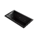 Kohler 1168-XHGH-7 Underscore 60" x 32" Drop-in Heated Bubble Massage Air Bath Whirlpool Black