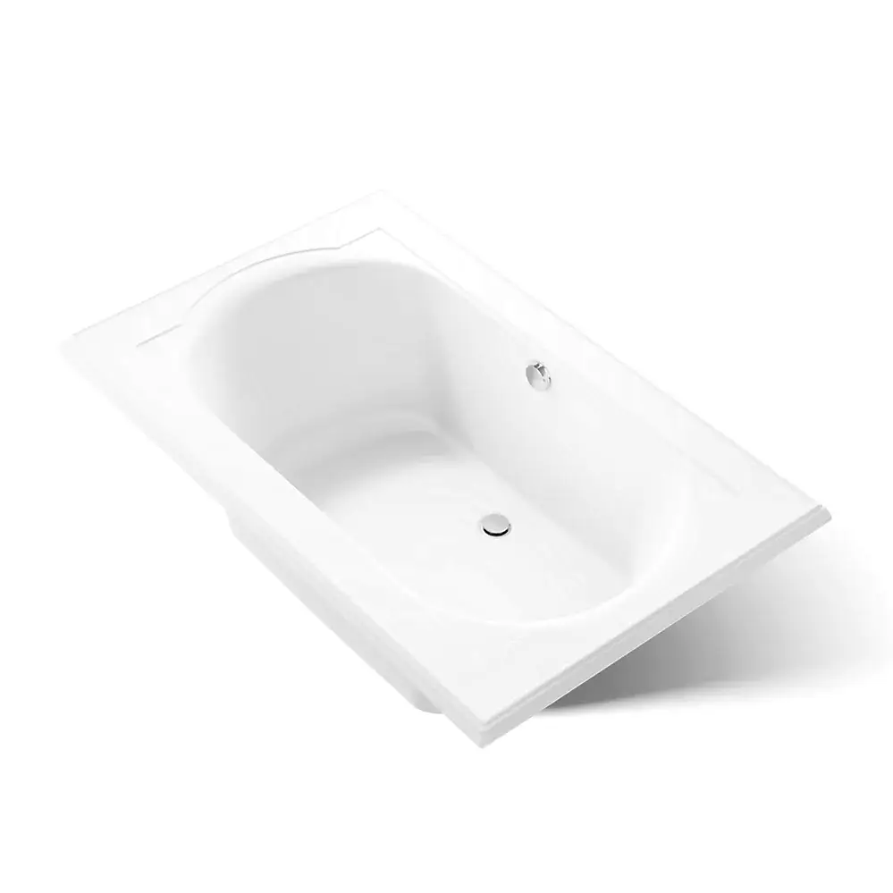 Kohler 1169-0 Memoirs 66" x 42" Drop-in Bath White
