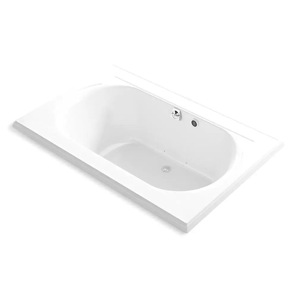 Kohler 1170-GH-0 Memoirs 66" x 42" Drop-in Heated Bubble Massage Air Bath White