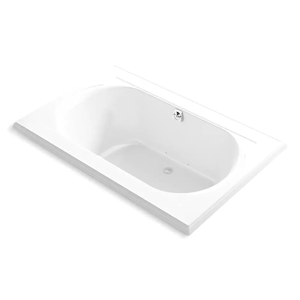 Kohler 1170-GHW-0 Memoirs 66" x 42" Drop-in Heated Bubble Massage Air Bath White