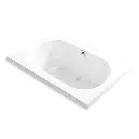 Kohler 1170-GHW-0 Memoirs 66" x 42" Drop-in Heated Bubble Massage Air Bath White