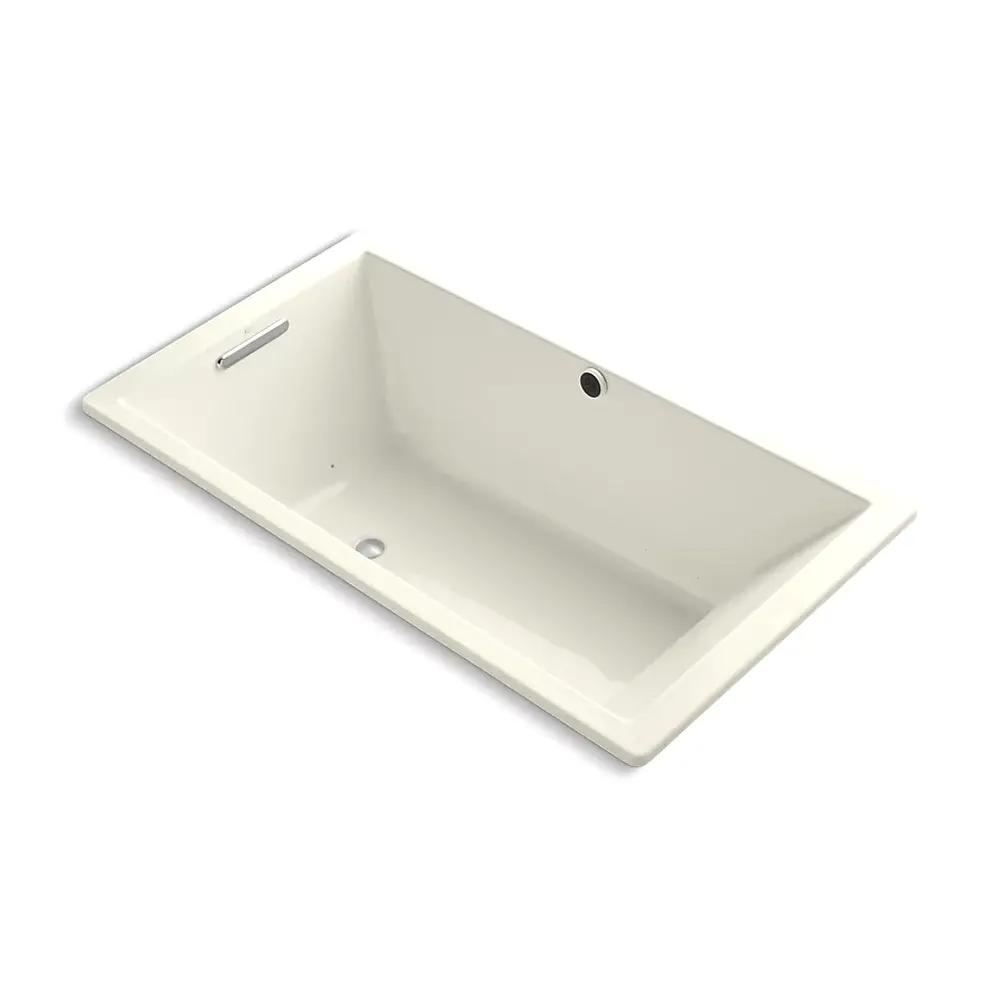 Kohler 1173-GH-96 Underscore 66" x 36" Drop-in Heated Bubble Massage Air Bath Biscuit