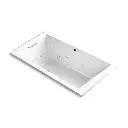 Kohler 1173-XHGH-0 Underscore 66" x 36" Drop-in Heated Bubble Massage Whirlpool Air Bath White