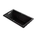 Kohler 1173-XHGH-7 Underscore 66" x 36" Drop-in Heated Bubble Massage Whirlpool Air Bath Black