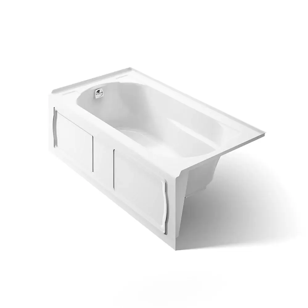 Kohler 1184-LA-0 Devonshire 60" x 32" Alcove Bath Left Drain White