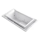 Kohler 1188-C1-0 Sok 63" x 31-1/2" Drop-in Effervescence Bath Right Drain White
