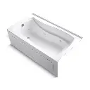 Kohler 1224-HL-0 Mariposa 66" x 36" Alcove Heated Whirlpool Left Drain White