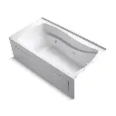 Kohler 1224-RA-0 Mariposa 66" x 36" Alcove Whirlpool Right Drain White