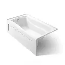 Kohler 1229-LA-0 Mariposa 66" x 36" Alcove Bath Left Drain White