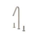 Treemme 6016 Tall Widespread Lavatory Faucet Stainless