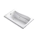 Kohler 1239-0 Mariposa 60" x 36" Drop-in Whirlpool Bath White
