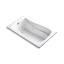 Kohler 1239-CB-0 Mariposa 60" x 36" Drop-in Whirlpool Bath White