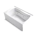 Kohler 1239-HR-0 Mariposa 60" x 36" Alcove Heated Whirlpool Right Drain White