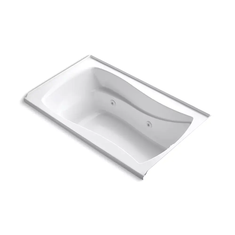 Kohler 1239-R-0 Mariposa 60" x 36" Alcove Whirlpool Right Drain White